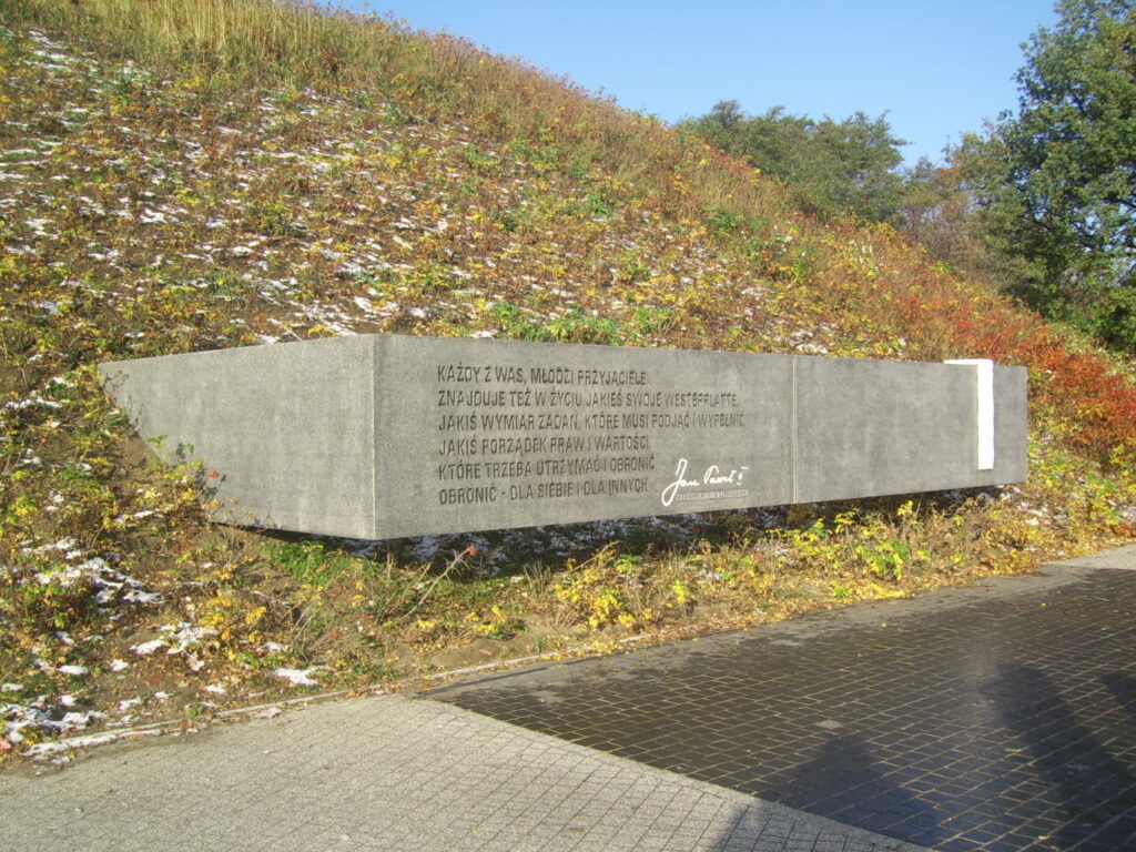 Westerplatte napis od Jan Pweł II Blog o edukacji